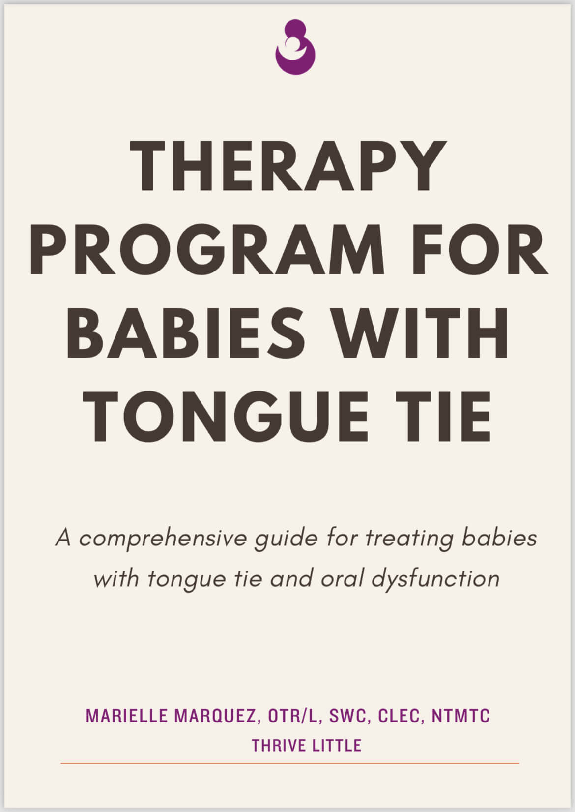 Therapy Program for Babies with Tongue Tie image